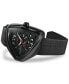 ფოტო #3 პროდუქტის Men's Swiss Automatic Ventura Elvis80 Dragon Black Rubber Strap Watch 43x45mm