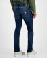 Men's Destroyed Slim Tapered Fit Jeans