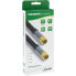 Фото #3 товара InLine Premium SAT cable - 4x shielded - 2x F-male - >110dB - black - 1m - 1 m - F-type - F-type - Black