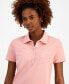 ფოტო #3 პროდუქტის Women's Printed-Trim Pocket Polo Shirt