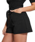 Фото #3 товара Women's Valentina Belted High Rise Shorts