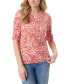 ფოტო #1 პროდუქტის Women's Alanis Boat Neck Elbow-Sleeve T-Shirt