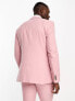 Фото #3 товара Jack & Jones Premium slim suit jacket in dusky pink