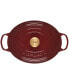 Фото #3 товара 6.75-Qt. Signature Enameled Cast Iron Oval Dutch Oven