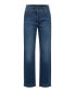 ფოტო #2 პროდუქტის Mona Fit Straight Leg 5-Pocket Jeans