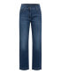 Mona Fit Straight Leg 5-Pocket Jeans