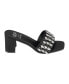 Фото #2 товара Women's Drais Embellished Block Heel Sandals