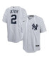 Фото #4 товара Men's New York Yankees Coop Derek Jeter Player Replica Jersey
