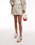 Фото #4 товара Topshop co-ord brushed mini skirt in oatmeal