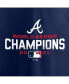 Фото #5 товара Men's Navy Atlanta Braves 2021 World Series Champions T-shirt