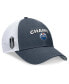 Фото #2 товара Men's Gray/White Edmonton Oilers 2024 Western Conference Champions Structured Trucker Adjustable Hat