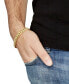 ფოტო #2 პროდუქტის Men's Cuban Link Bracelet in 10k Gold