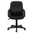 Фото #3 товара Mid-Back Black Glove Vinyl Executive Swivel Chair With Arms