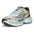 Фото #2 товара Puma Velophasis Phased Lace Up Mens Grey, White Sneakers Athletic Shoes 3893650