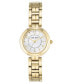 ფოტო #1 პროდუქტის Women's Gold-Tone Link Bracelet Watch 28mm