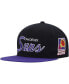 Men's Black Phoenix Suns Hardwood Classics MVP Team Script 2.0 Snapback Hat