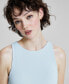 Фото #3 товара Women's Sleeveless Ribbed Double Layered Bodysuit, Created for Macy's