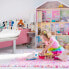 Фото #4 товара Детская кроватка с абажуром Relaxdays Kinderbett Superheldin mit Ablage