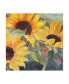 Фото #1 товара Sandra Iafrate Sunflowers in Watercolor II Canvas Art - 27" x 33"