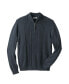 Фото #1 товара Big & Tall by KingSize Shoreman's Quarter Zip Cable Knit Sweater