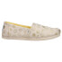 Фото #1 товара TOMS Alpargata Graphic Slip On Womens Off White Flats Casual 10017811T