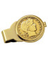 Фото #1 товара Men's Gold-Layered Silver Barber Half Dollar Coin Money Clip