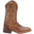 Фото #1 товара Justin Boots Llano Embroidered Square Toe Cowboy Womens Brown Dress Boots BRL21