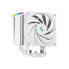 Фото #1 товара Deepcool AK500 Digital WH 5x Heat Pipe All Black Single Tower CPU Air Cooler Real-Time - AMD Socket AM4 (Ryzen) - AMD Sockel AM5 (Ryzen Zen4)