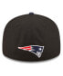 Фото #5 товара Men's Black, Navy New England Patriots 2022 NFL Draft Low Profile 59FIFTY Fitted Hat
