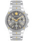 ფოტო #1 პროდუქტის Men's SE Swiss Quartz Chrono Stainless Steel Two-Tone Yellow PVD Watch 42mm