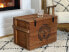 Truhe "Sewing" massiv Holz Vintage