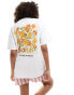 Фото #2 товара Miss Selfridge oversized flower market tee