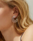 ფოტო #3 პროდუქტის Silver-Tone Mixed Cubic Zirconia Front-Facing Hoop Earrings, Created for Macy's