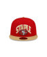 Фото #3 товара Men's X Staple Scarlet, Gold San Francisco 49ers Pigeon 59FIFTY Fitted Hat