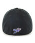 Фото #3 товара Men's Black Tampa Bay Rays Cooperstown Collection Franchise Fitted Hat