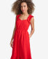 Фото #7 товара Women's Sleeveless Tiered Midi Dress