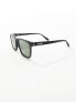 Фото #5 товара Quay unplugged square sunglasses in black polarised