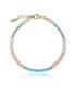 ფოტო #1 პროდუქტის Ocean Tide 18k Gold Plated Anklet