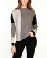 Фото #1 товара Women's Colorblock Dolman Sweater