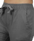 Фото #5 товара Брюки спортивные Galaxy by Harvic женские Широкие брюки из хлопкового твила с эластичной талией