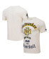Men's Cream Milwaukee Brewers Cooperstown Collection Old English T-shirt