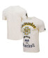 Men's Cream Milwaukee Brewers Cooperstown Collection Old English T-shirt Бежевый, L - фото #2