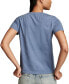 ფოტო #2 პროდუქტის Women's Embroidered Virgo Crewneck T-Shirt