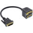 Фото #1 товара InLine DVI-I Adapter Cable DVI-I male / DVI-I female + S-VGA female
