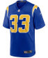 Фото #3 товара Men's Derwin James Los Angeles Chargers 2nd Alternate Game Jersey