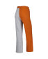 Women's Texas Orange, Gray Texas Longhorns Colorblock Cozy Tri-Blend Lounge Pants