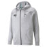 Puma Mapf1 Hooded Sweat Full Zip Jacket Mens Grey Casual Athletic Outerwear 5318