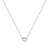 Lovely silver necklace Heart Tesori SAIW180
