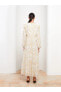 Фото #5 товара Платье макси LC WAIKIKI Женское Длинное с шифоновым узором