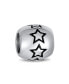 ფოტო #2 პროდუქტის Word Best Friend Star BFF Charm Barrel Bead For Women For Oxidized Sterling Silver Fits European Bracelet